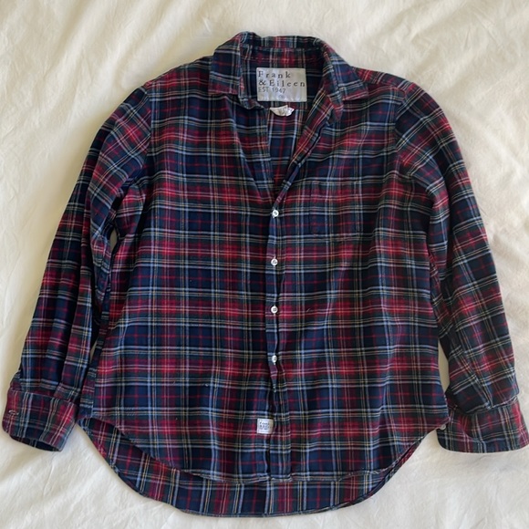 Frank and Eileen Women’s Relaxed Plaid Flannel Size Small - Picture 2 of 9